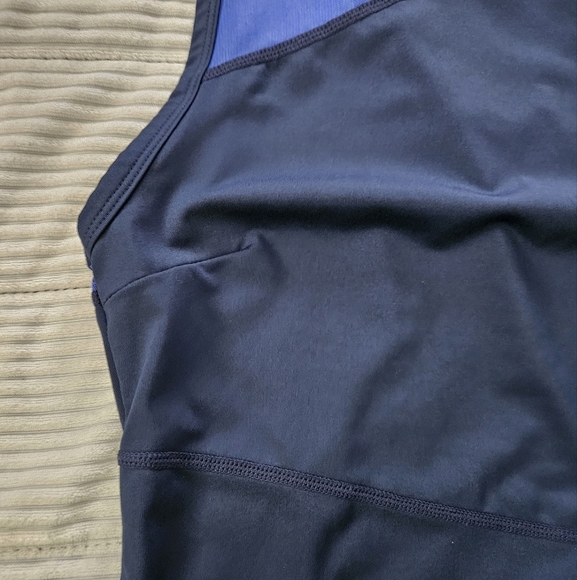 Joy Lab Blue and Black Athletic Tank Top Size XS - Picture 4 of 5